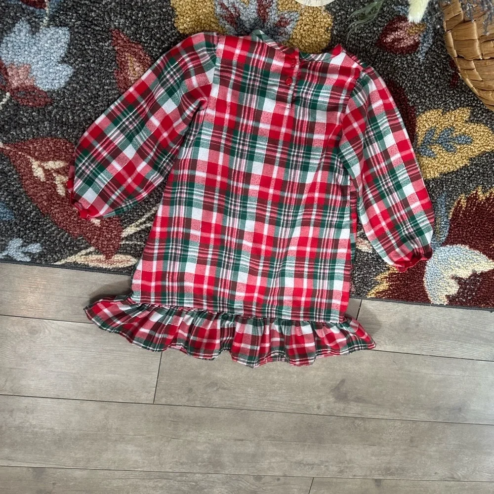 Y2K OshKosh B'gosh Plaid Nightgown Little Girl Size 4